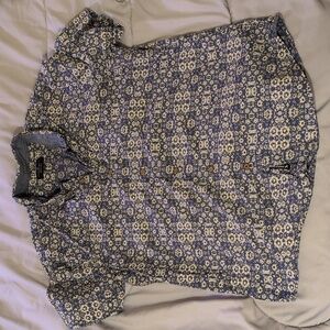 AEO (L) Short Sleeve Button Down Shirt
